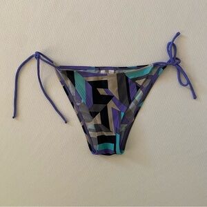 Patagonia Multicolor Striped Bikini Bottom Size Medium